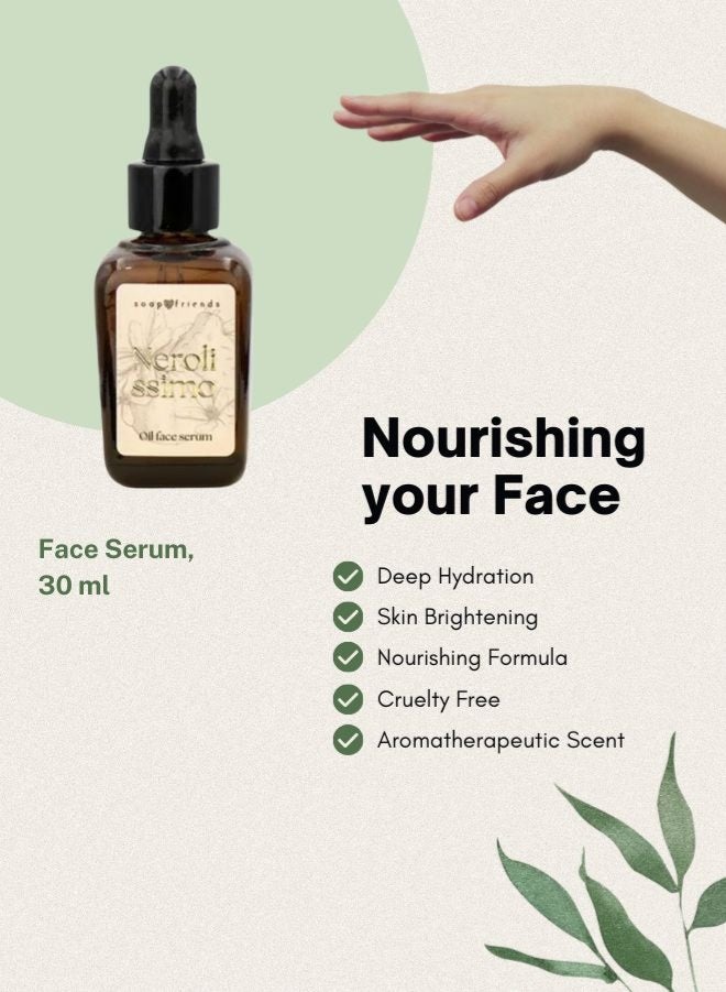 الصابون والأصدقاء سيروم الوجه بزيت نيروليسيمو 30 مل - ترطيب غني بفيتاميني C وE ونبق البحر - Image 4