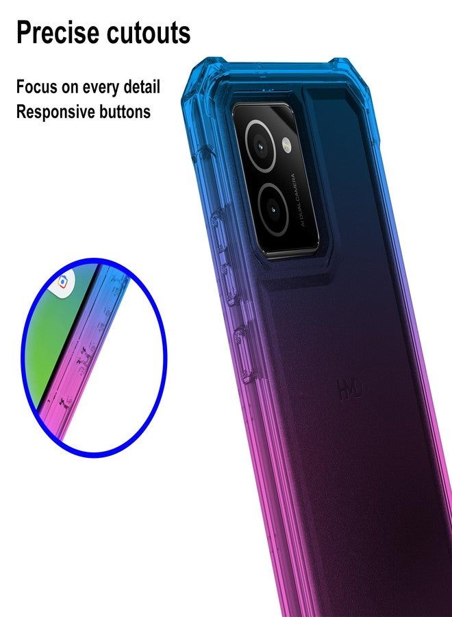 Ailiber جراب Ailiber لهاتف HMD Vibe 4G TA-1590، [لا يناسب HMD Vibe 5G]، مع واقي شاشة، حماية مزدوجة الطبقات، حواف TPU مقاومة للصدمات، غطاء سيليكون رفيع للهاتف المحمول N159V - أزرق وردي - Image 5