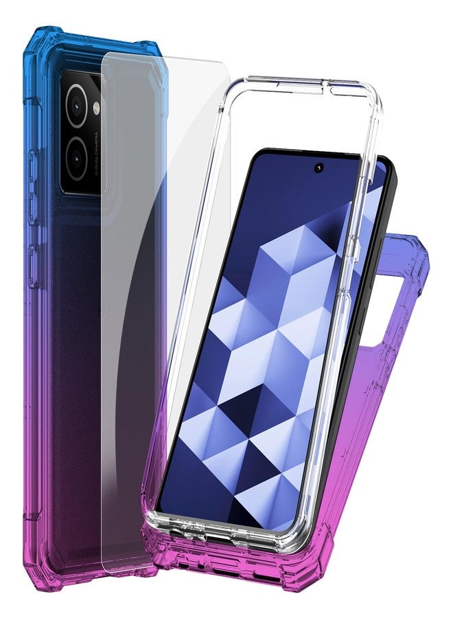 Ailiber جراب Ailiber لهاتف HMD Vibe 4G TA-1590، [لا يناسب HMD Vibe 5G]، مع واقي شاشة، حماية مزدوجة الطبقات، حواف TPU مقاومة للصدمات، غطاء سيليكون رفيع للهاتف المحمول N159V - أزرق وردي - Image 1