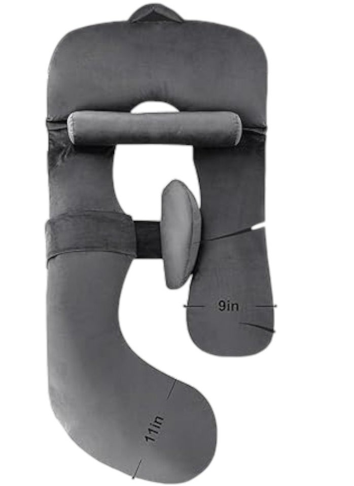 molody U-Shaped Carrying Pillow to Support Whole Body, Back, Hips, Legs and Abdomen Suitable for Pregnant Women  - Image 3