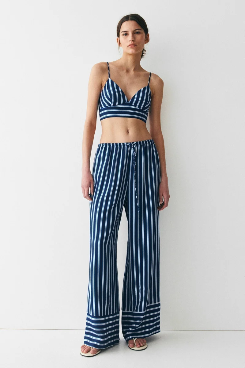 اتش اند ام بلوزة براليت من التويل