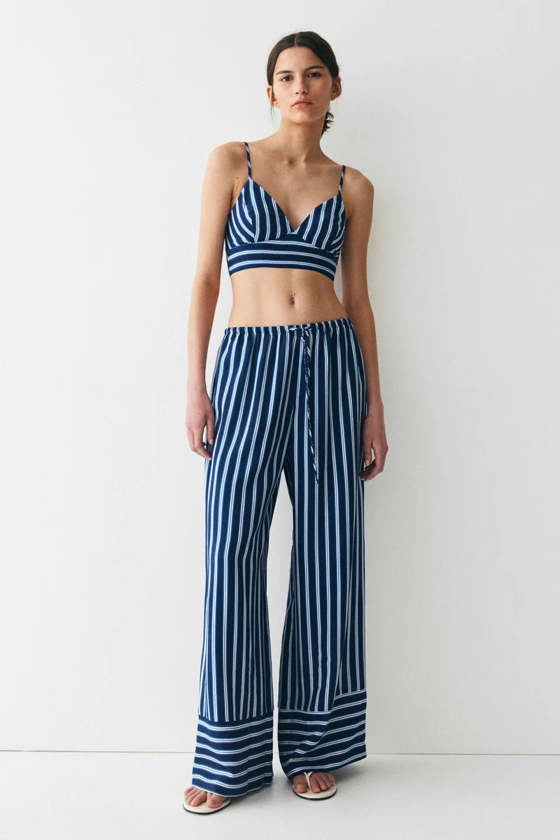 اتش اند ام بلوزة براليت من التويل