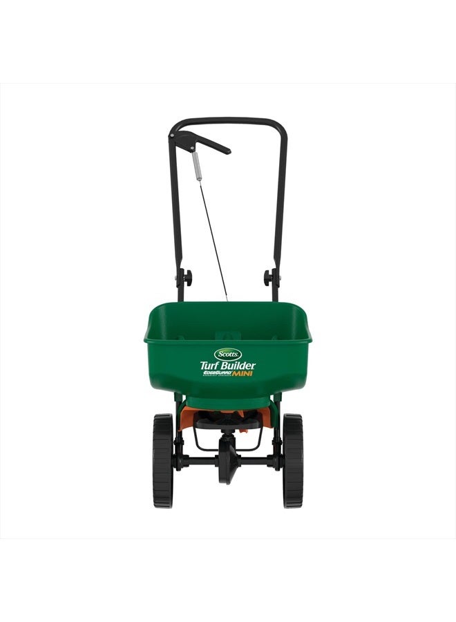 Scotts موزع سماد العشب Turf Builder EdgeGuard Mini - يحمل حتى 5,000 قدم مربع من منتج العشب، أخضر - Image 1