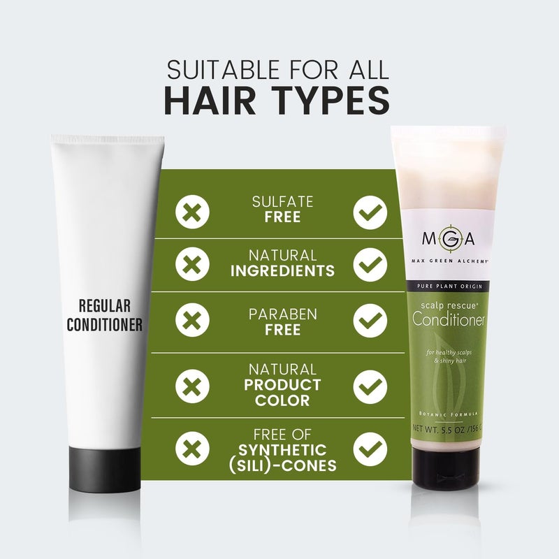 Max Green Alchemy MGA Scalp Rescue Conditioner - Vegan & Organic - Image 4