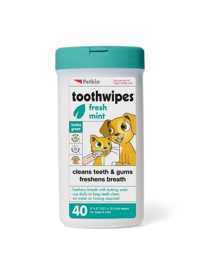 Petkin Tooth-Wipes Tooth and Gum Cleanser - Image 1
