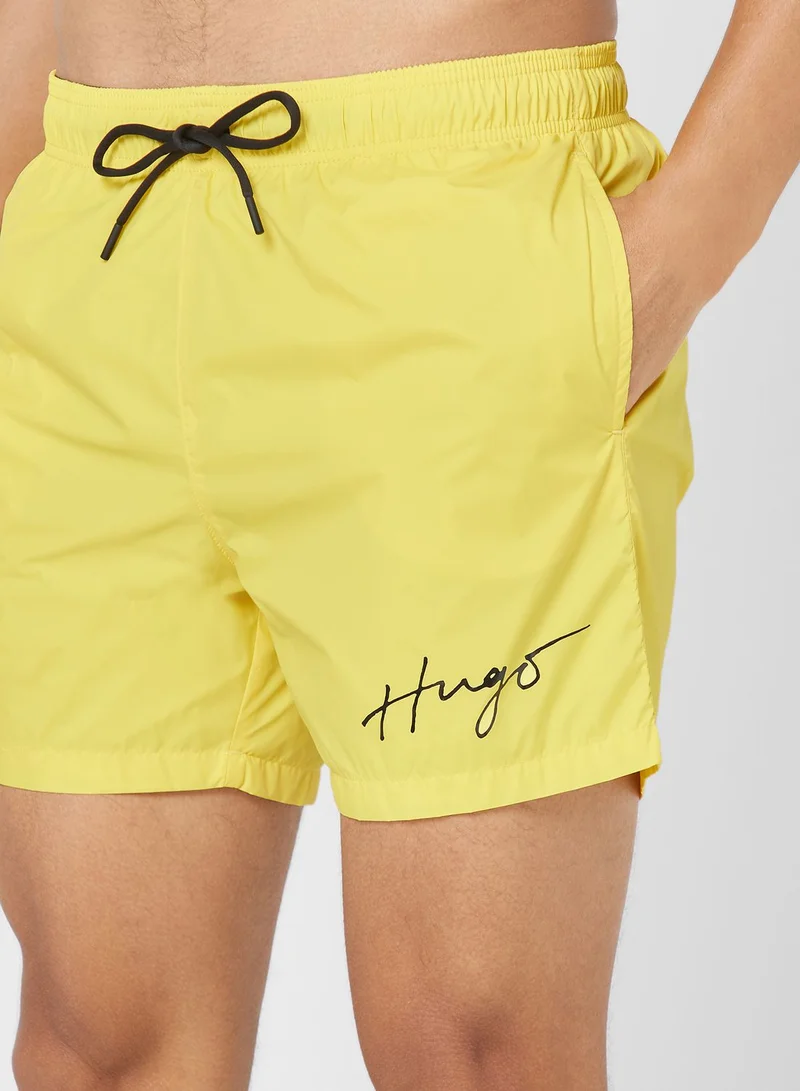 HUGO Logo Swim Shorts