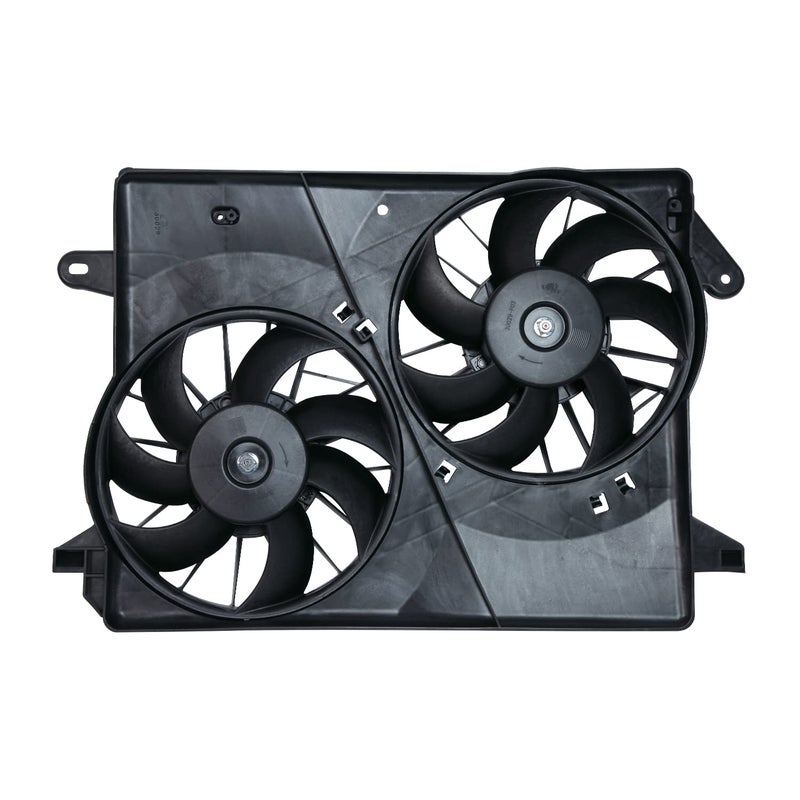 TYC 621160 Cooling Fan Assembly Compatible with 20052008 Chrysler 300 Black
