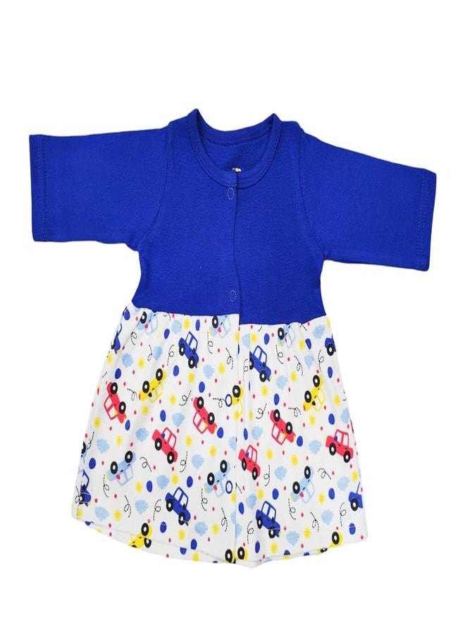 Mini Berry Front Open Full Sleeves Sleepsuit Hooded with Foot Easy Dressing and Diapering Romper Set of 3 (Multicolor-1, 6 Month- 12 Months) - Image 3