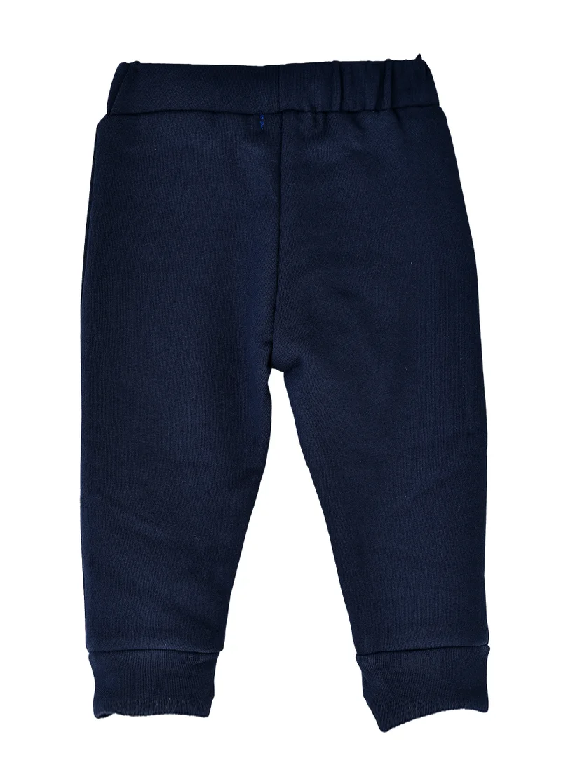 JAM Boys Solid Navy Blue Jogger Pants