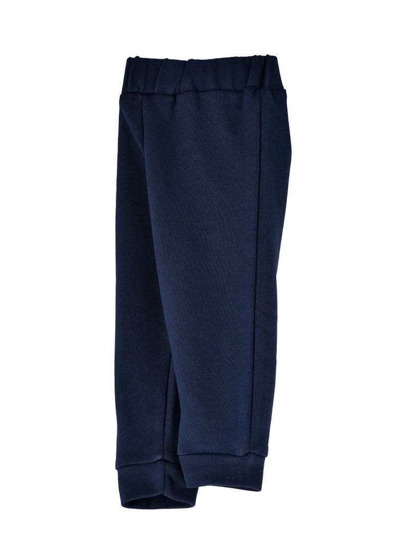 JAM Boys Solid Navy Blue Jogger Pants  - Image 3