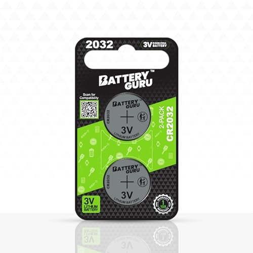 Tesla Gear Key Fob Battery Replacement for Hyundai Elantra (2007-2024 Hyundai Elantra, CR2032 Remote Battery Pack of 2) Powered by BatteryGuru - Image 4
