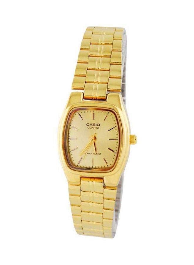 CASIO Women Stainless Steel Analog Watch LTP-1169N-9ARDF - 22 mm - Gold - Image 1