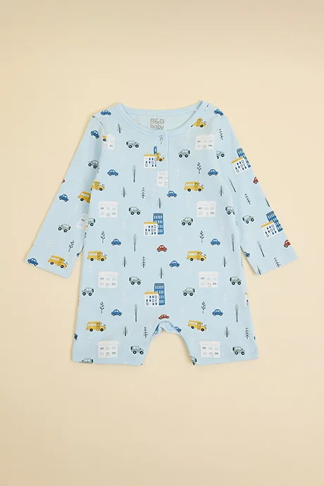 R&B 3 Pack Printed Rompers