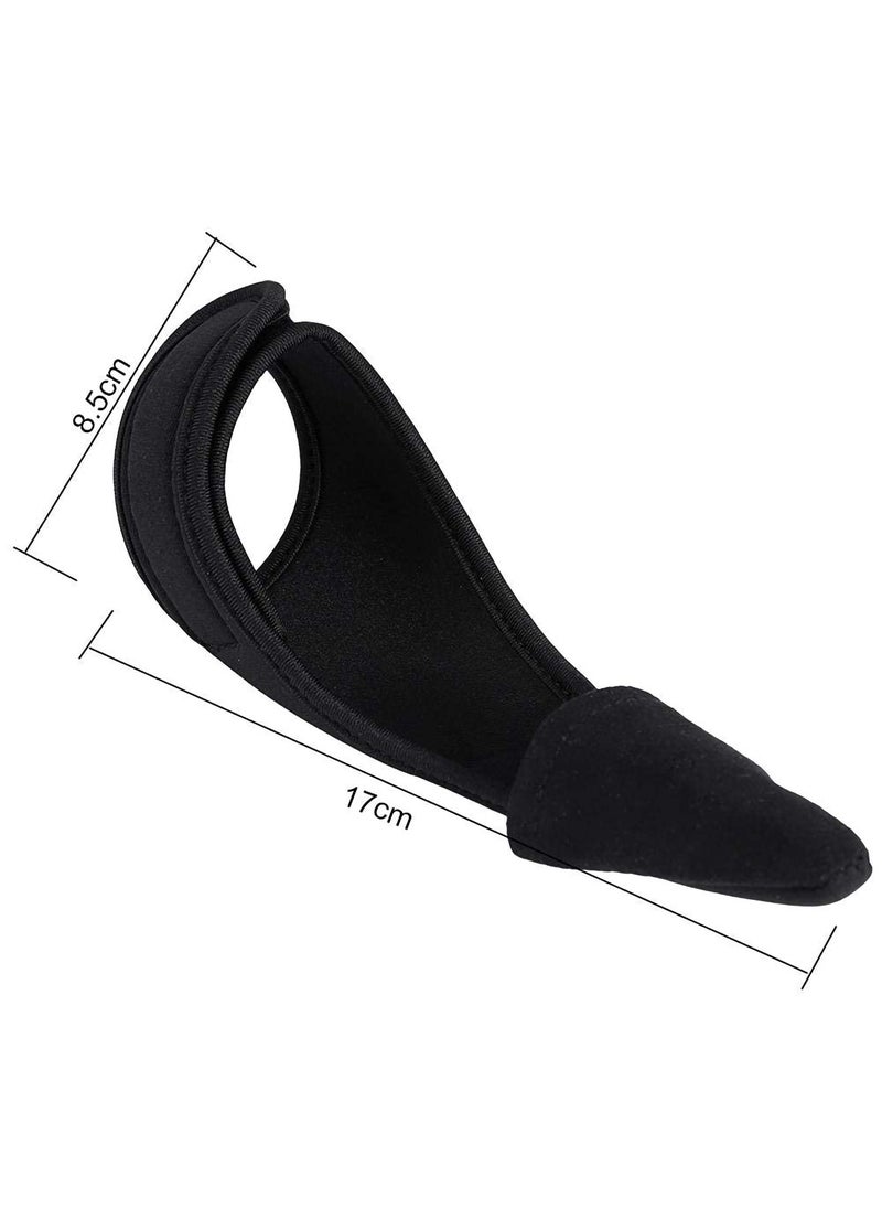 SYOSI - Sports Fishing Gloves Single Finger Glove, Professional Single Finger Navy Fishing Glove Outdoor Anti-slip Stall Glove, Black Index Finger Protector for Surf Fishing Unisex Elastic Band Glove - Image 1