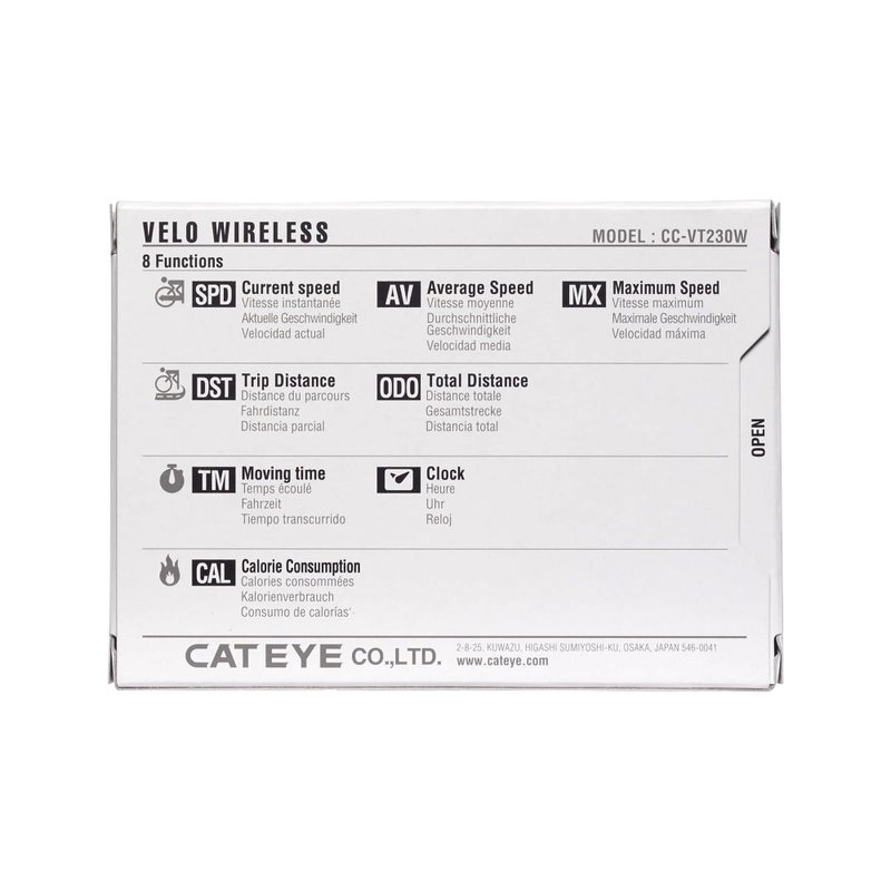 CATEYE - Velo Wireless Bike Computer (Black) - Image 5