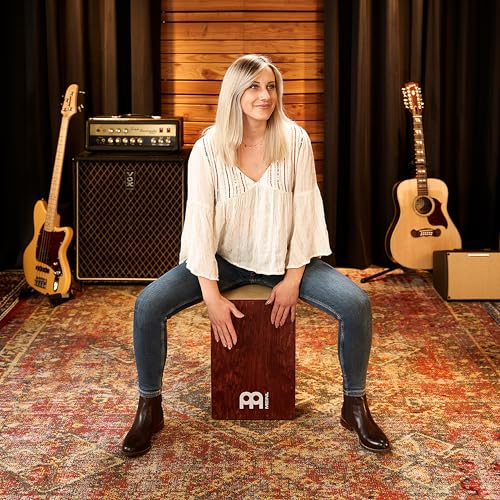 Meinl Percussion طبل صندوق سنير كاجون مع حقيبة مجموعة للموسيقى الصوتية — صنع في أوروبا — خشب البتولا البلطيقي، العب بيديك، حجم كامل، ضمان لمدة 2 سنة - Image 5