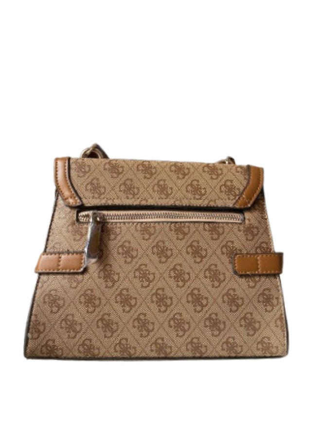 GUESS Guess Zadie Monogram Top Handle Flap Bag For Women  - Image 2