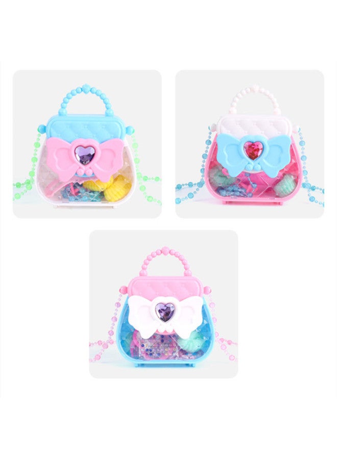 Direct Girls Play House Toy Jewelry Box Simulation Cosmetics Comb Tool Handbag Storage Toys-Color:0038 Jewelry Tote Bag Random One  - Image 4