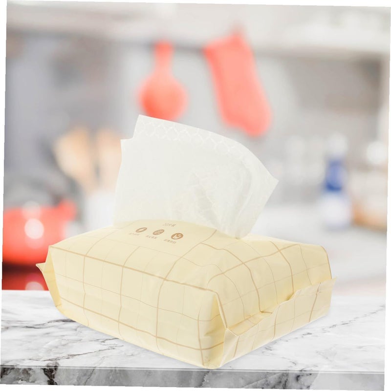 SUPVOX Disposable Cleaning Cloths 100 Pcs Non-Woven Fabric For Dust Hair Removal - Image 5