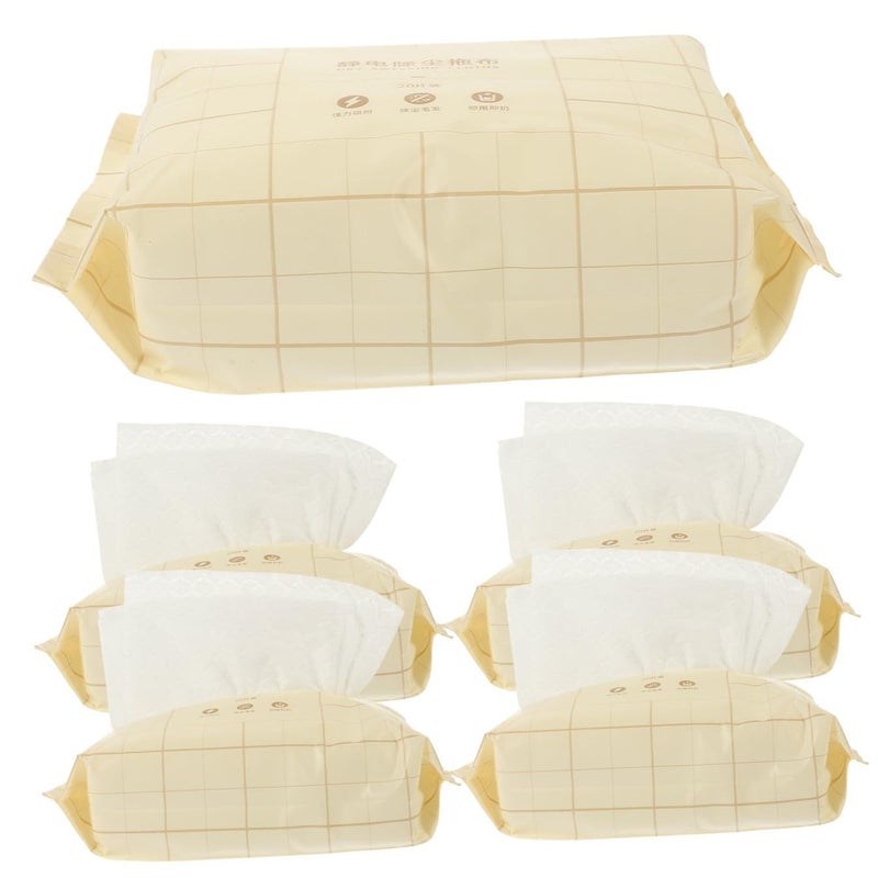 SUPVOX Disposable Cleaning Cloths 100 Pcs Non-Woven Fabric For Dust Hair Removal - Image 2