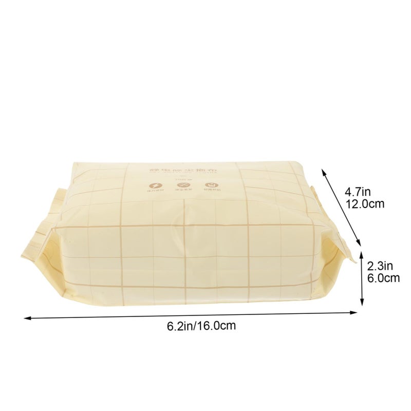 SUPVOX Disposable Cleaning Cloths 100 Pcs Non-Woven Fabric For Dust Hair Removal - Image 3
