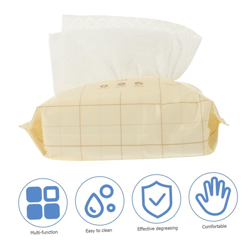 SUPVOX Disposable Cleaning Cloths 100 Pcs Non-Woven Fabric For Dust Hair Removal - Image 4