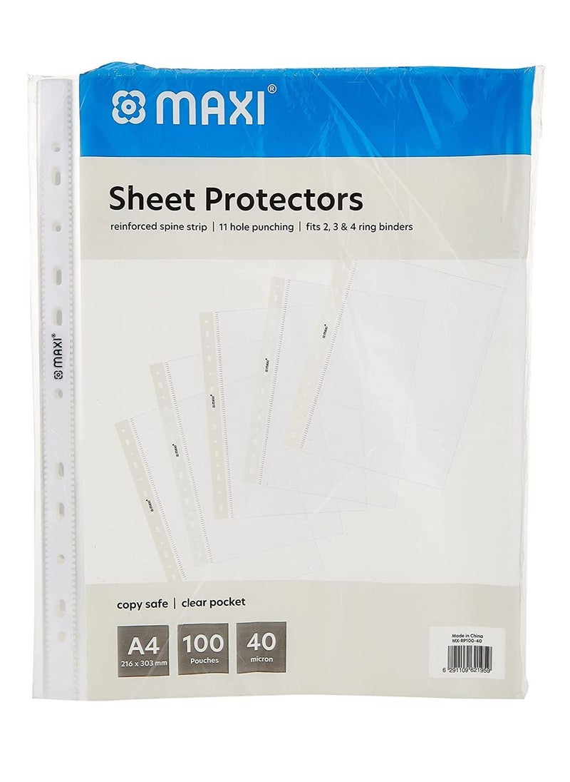 Maxi 500-Piece Reinforcement Sheet Protector 40 Micron Thickness  - Image 2