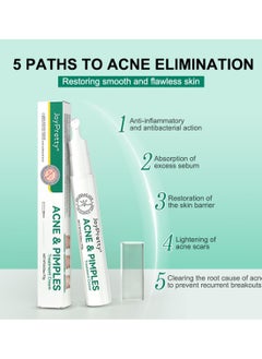 JoyPretty Acne and Pimples Treatment Cream, Anti-Acne Facial Cream for Repairing and Soothing, Effective Acne Treatment Ointment for Unisex, 15g  - Image 2