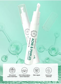 JoyPretty Acne and Pimples Treatment Cream, Anti-Acne Facial Cream for Repairing and Soothing, Effective Acne Treatment Ointment for Unisex, 15g  - Image 4