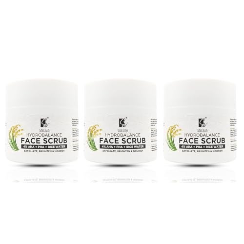 SNEIRA Hydrobalance 300 g Face Scrub,Tan Brightening, Gentle Exfoliation, Dead Skin, Blackhead & Whitehead Removal Suitable for All Skin|Instant Glow-Women-Men Sulphate-Paraben Free Made in India - Image 1