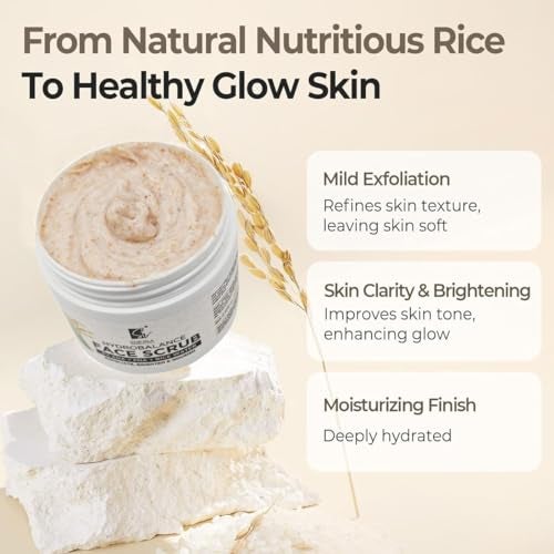 SNEIRA Hydrobalance 300 g Face Scrub,Tan Brightening, Gentle Exfoliation, Dead Skin, Blackhead & Whitehead Removal Suitable for All Skin|Instant Glow-Women-Men Sulphate-Paraben Free Made in India - Image 4