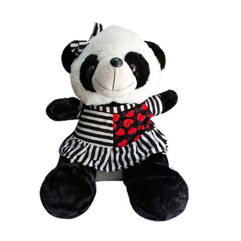 Panda Plush Doll with Heart Dress XL Size - XL