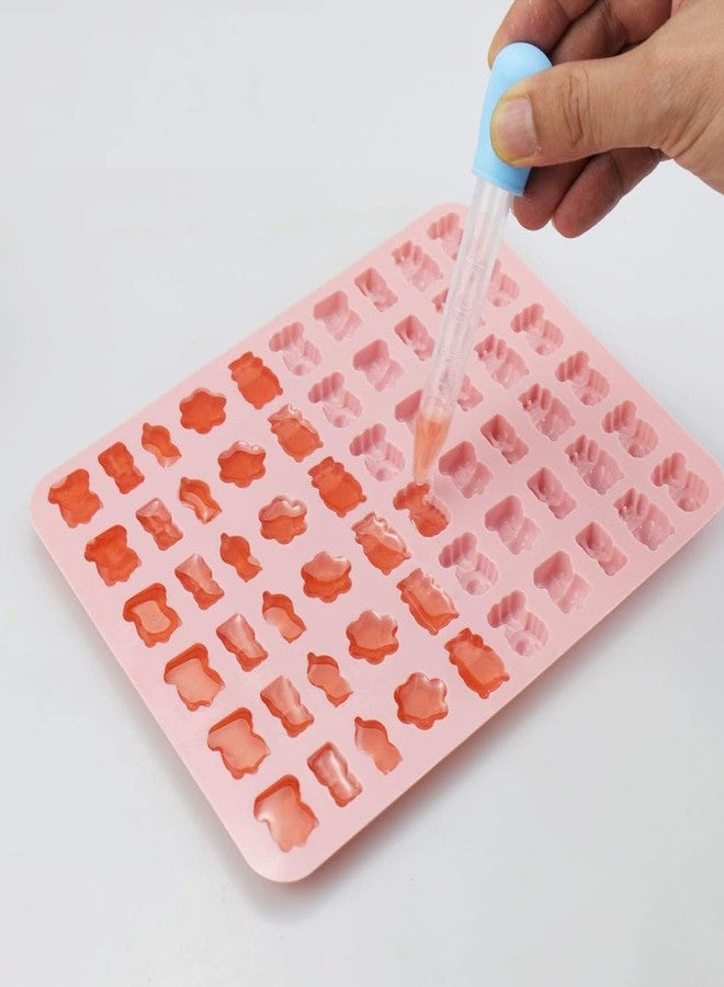 Skytail Animal Silicone Gummy Mould for DIY Home Baking Chocolate Candy Jungle Theme Cake Decoration Cupcake Topper Gummy Jelly Jello Ice Cube Tray Cookie Dessert Party Clay Wax Resin Keychain Mold - Image 5