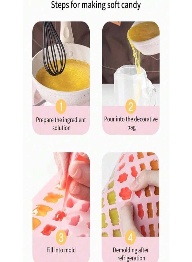 Skytail Animal Silicone Gummy Mould for DIY Home Baking Chocolate Candy Jungle Theme Cake Decoration Cupcake Topper Gummy Jelly Jello Ice Cube Tray Cookie Dessert Party Clay Wax Resin Keychain Mold - Image 4