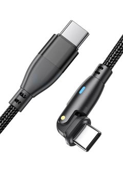 Generic USB C to USB C Fast Charging Cable 60W 2 Meters with USB A Adapter, 20V/3A 180° Rotating Fast Charge Cable, Nylon Braided Fast Charging Cord Type C Compatible with MacBook Pro Air, iPad Pro, Samsung  - Image 2