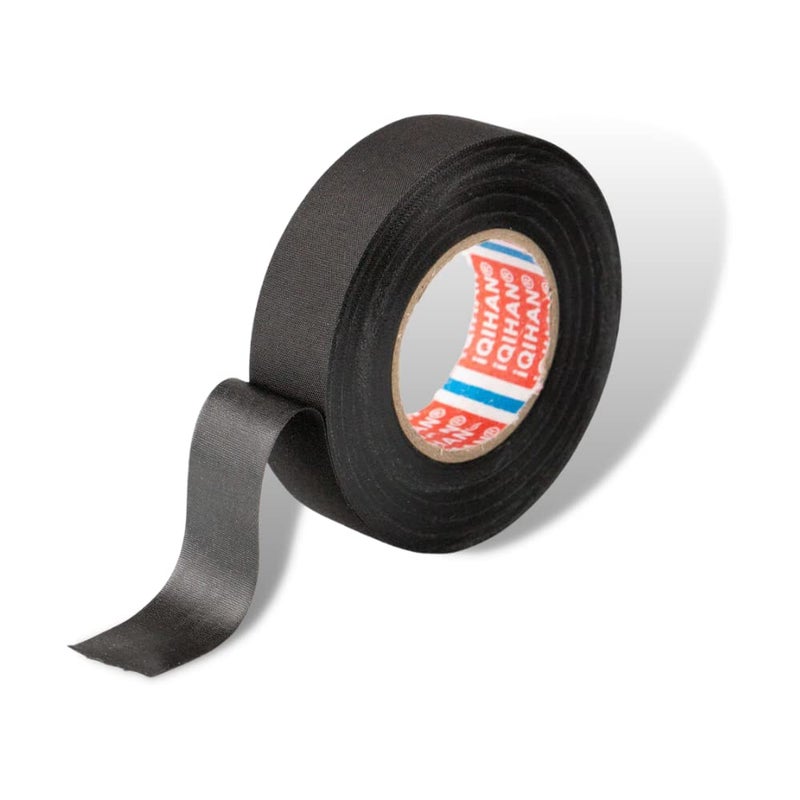 Durvientcom Automotive Industrial Polyester Fleece Wiring Harness Tape 19mm Width 15mtr Length Pack of 4