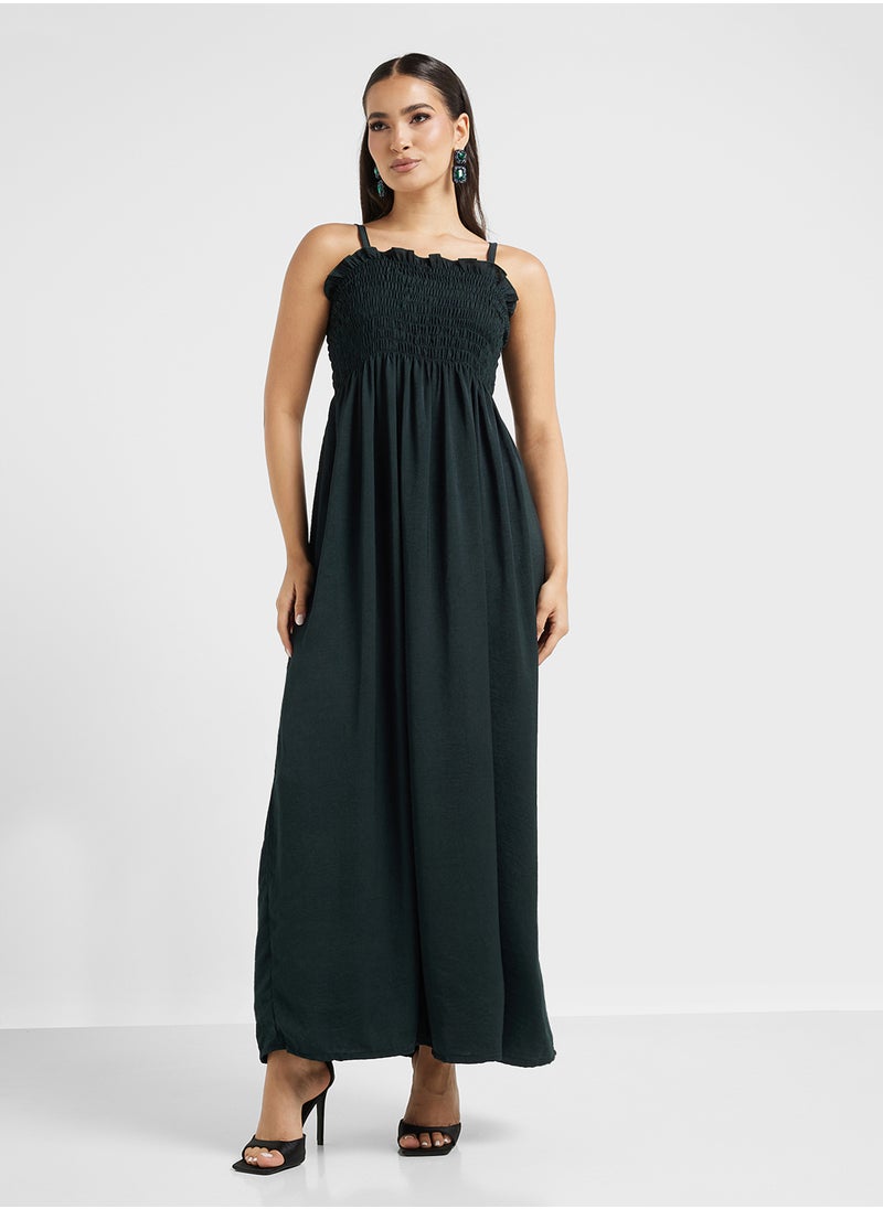 hayas closet Abaya with Inner Ruched Dress  - Image 4