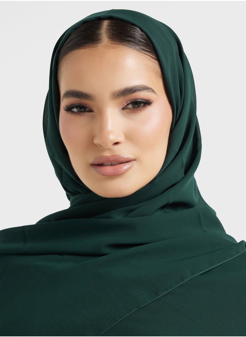 hayas closet Abaya with Inner Ruched Dress  - Image 5