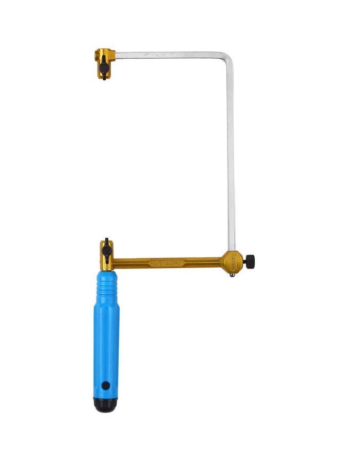 NIBEMINENT Adjustable U-Shaped Handsaw Blue/Gold/Silver  - Image 2