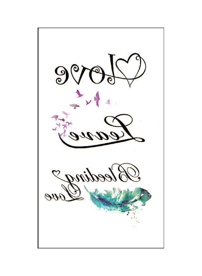 نيبمينينت ملصق تاتو مؤقت عصري مقاوم للماء متعدد الألوان - Image 1