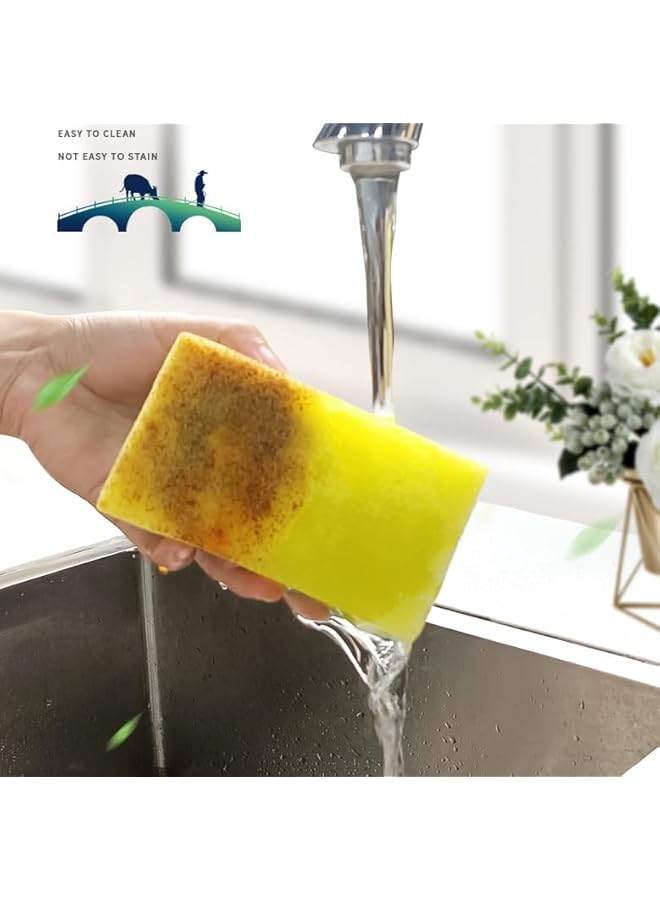 promass Kitchen Sponge, 12 Pack Dishwashing Sponge, Household Cleaning Scrub Sponges Absorbent Good for Kitchen Bathroom Car - Image 5