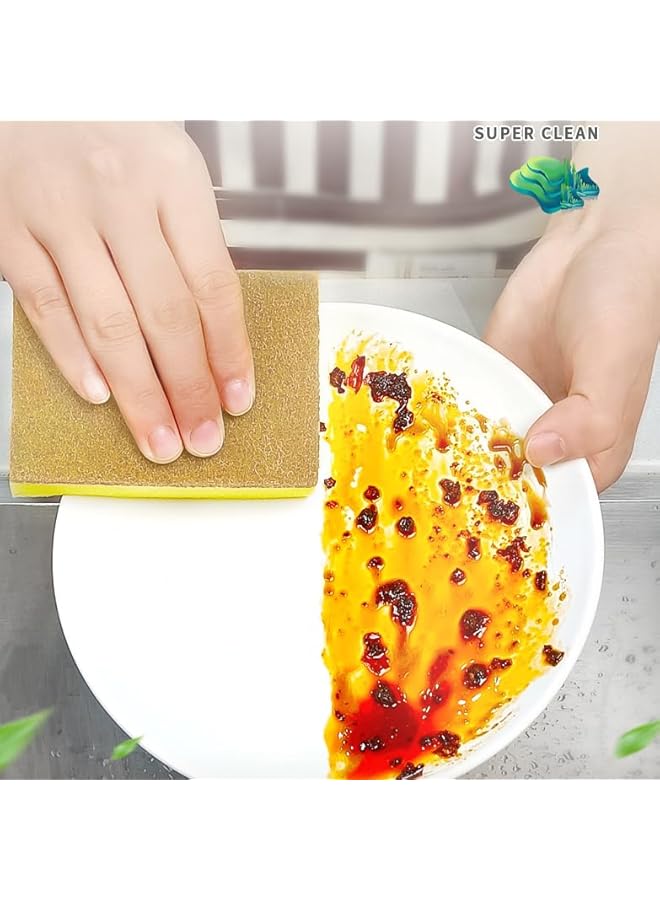 promass Kitchen Sponge, 12 Pack Dishwashing Sponge, Household Cleaning Scrub Sponges Absorbent Good for Kitchen Bathroom Car - Image 2