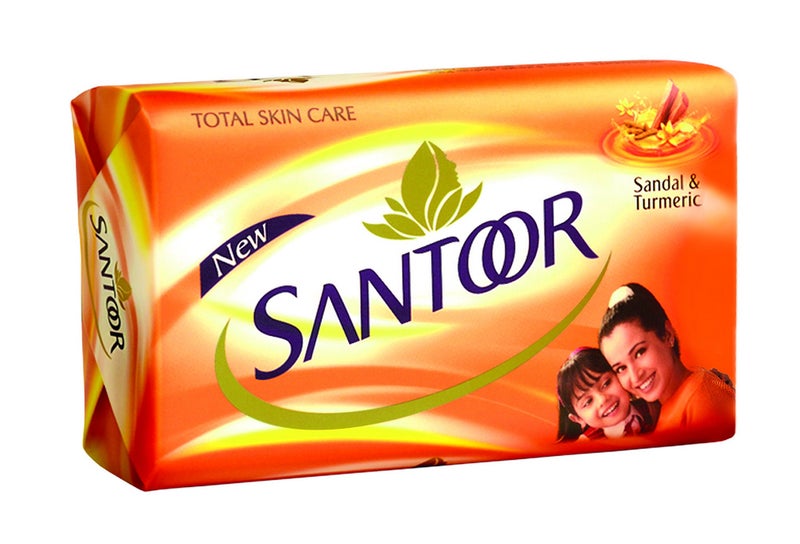 Santoor Sandal Turmeric Soap 100g Pack of 3