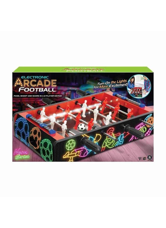 Merchant Ambassador Merchant Ambassador Electronic Arcade Neon Series Football Table Game (32 x 51 cm)  - Image 3