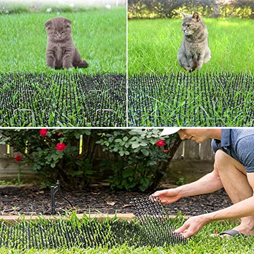 SENENQU Cat Scat Mat with Spikes 12in x 13ft Scat Mats for Cat Indoor, Cats Scats Mats Anti-Cats Deterrent Mat Prickle Strips Home Spike Deterrent for Outdoor Garden Window Sofa, Black - Image 4