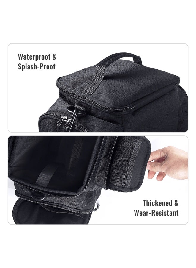 JYS Multifunctional carrying case for the Steam Deck, featuring a spacious design with multiple compartments to hold your console, controllers, power adapter, cables, memory cards and accessories—keeping everything neatly organised in a single portable case. Water-resistant and hard-wearing. - Image 5