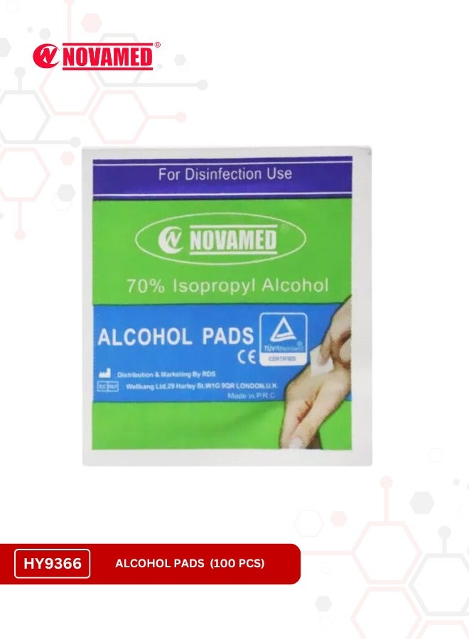 NOVAMED Cleaner Swabs 100's Pcs - Image 1