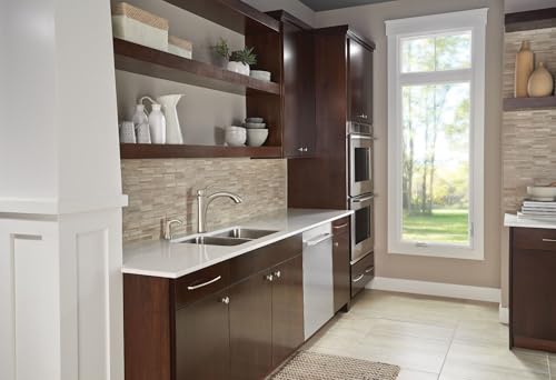 Moen S3948SRS Transitional Deck Mounted Kitchen Soap Dispenser with Above the Sink Refillable Bottle, Spot Resist Stainless - Image 4