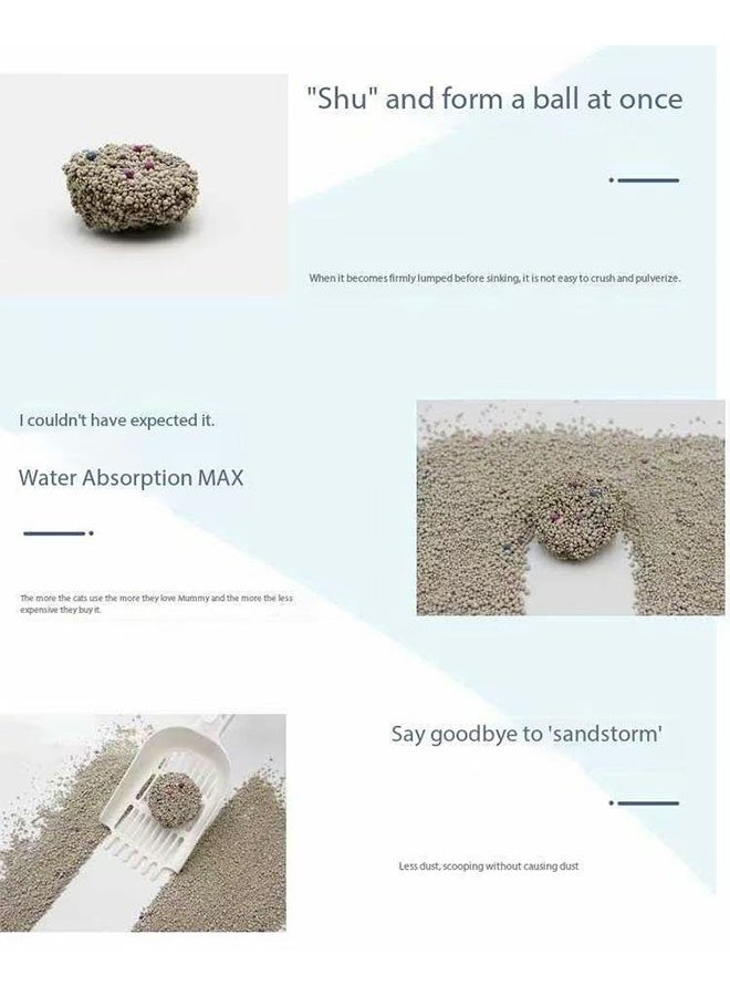 JCB CHIC Cat Litter，5L Bentonite Cat Litter,100% Strong Natural Clumping Bentonite, High Absorption, Low Dust, Odor Control, Easy Scooping, Non Flushable, Non-Stick Paw(Pack of 2X4Kg (8Kg/10L) - Image 4