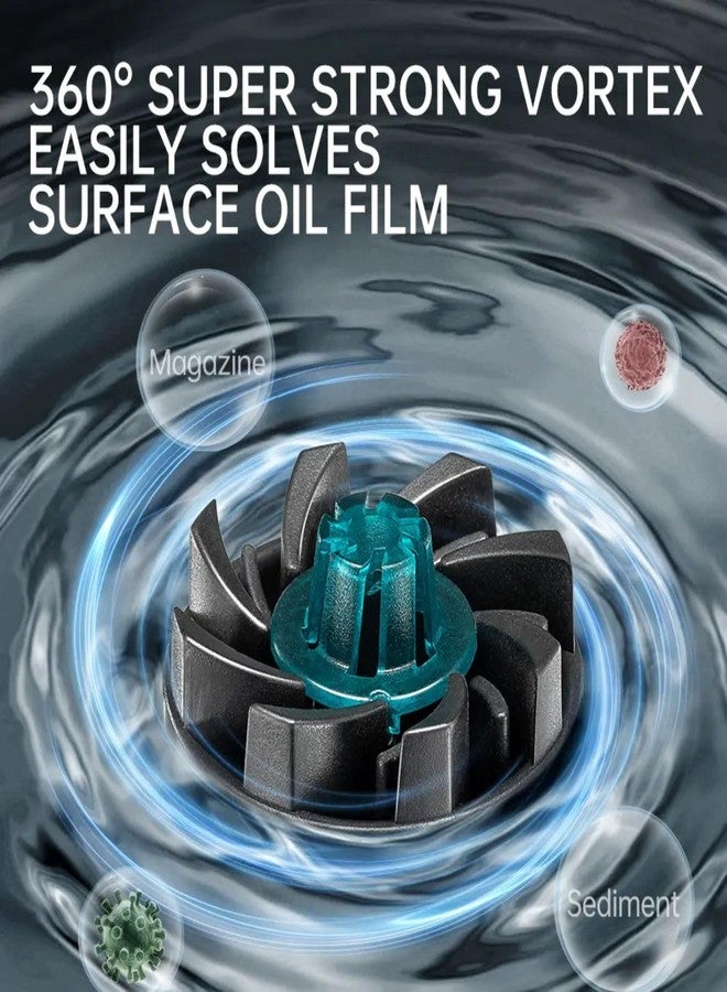 VAYINATO Cherlam 3W | 300L/Hr Aquarium Oil Film Processor with Waterfall Design | Silent Fish Tank Filter for Oxygenation, Circulation & Crystal Clear Water - Image 2